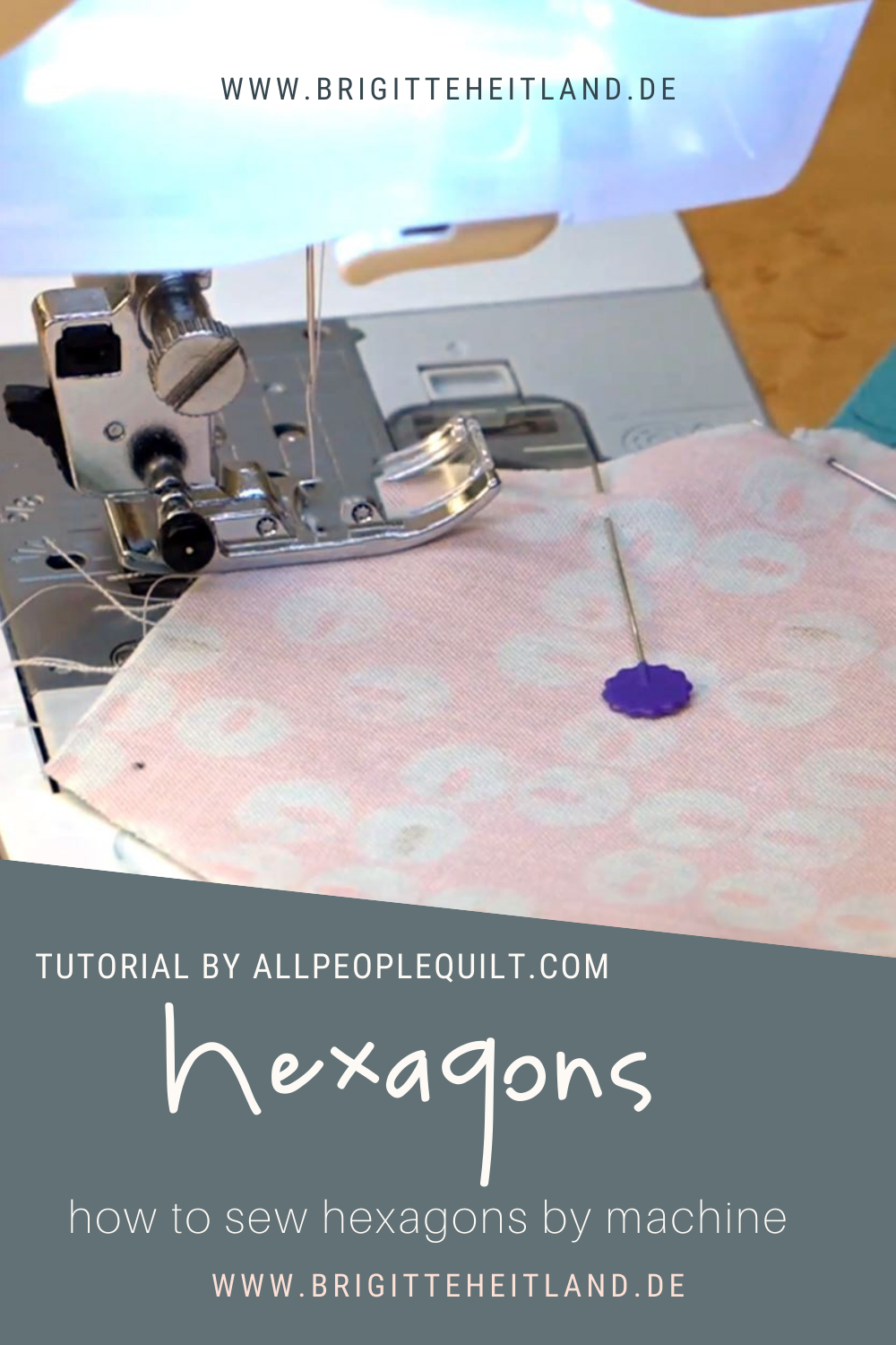 Learn How to Sew Hexagons by Machine Zen Chic