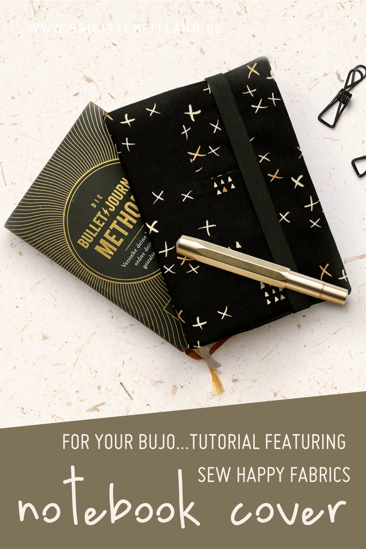 How to Sew an Elegant Bujo Notebook Cover with Sew Happy Fabrics
