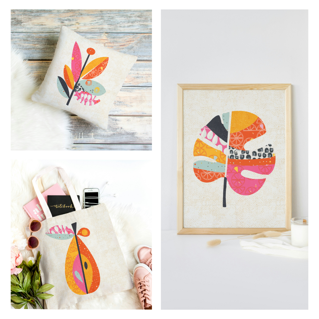 Petal Pop: Easy Appliqué Pattern for Pillows, Totes, Wall Art &amp; More