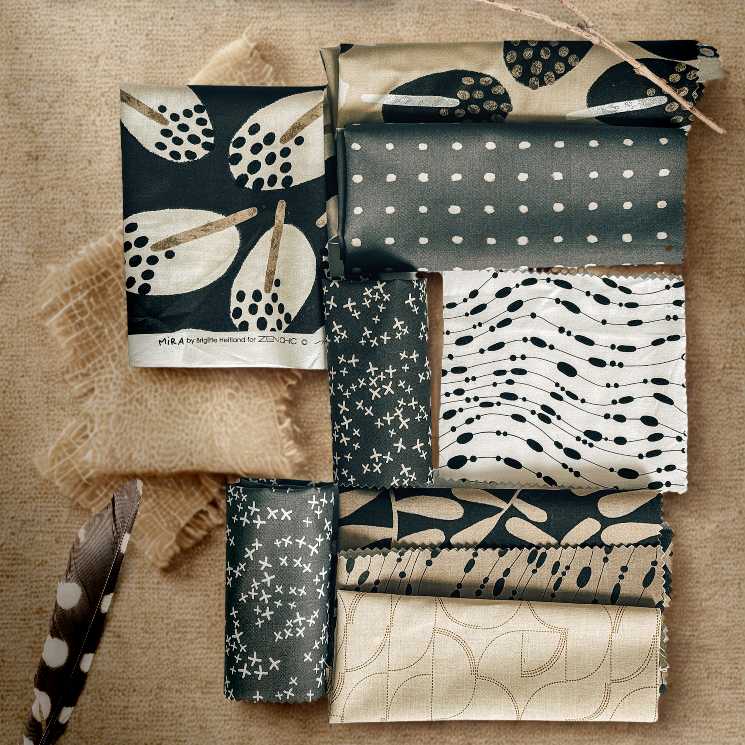 New Fabric Collection MIRA: Modern Rustic Neutrals with a Story to Tell