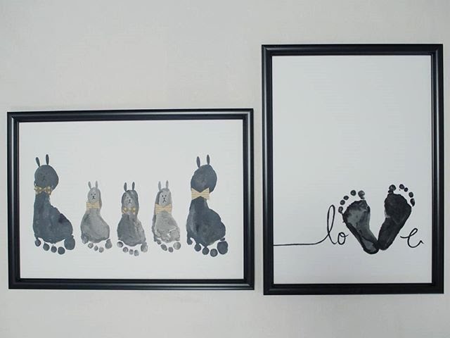 Family artwork for a baby naming ceremony