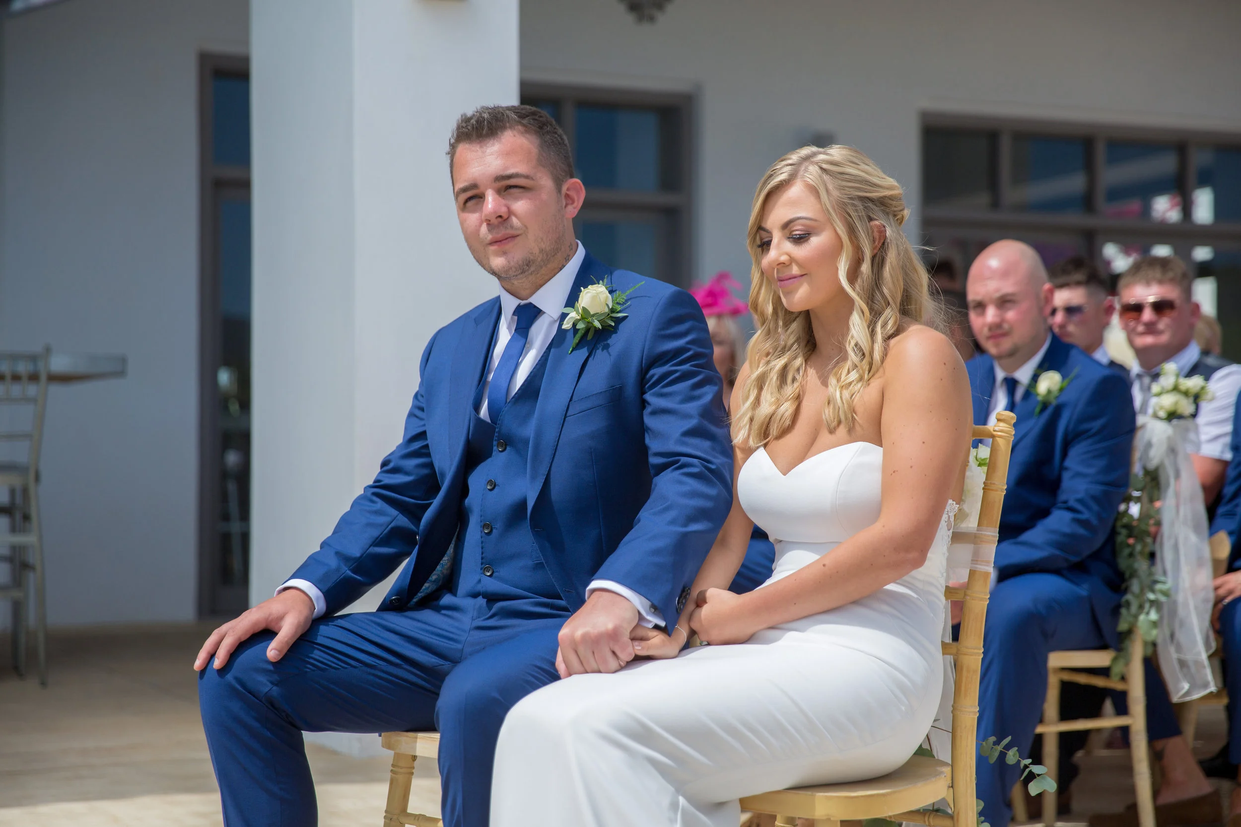 Bride and Groom at Elixir Shore Club, Ibiza. Photo by Matt Morgan.