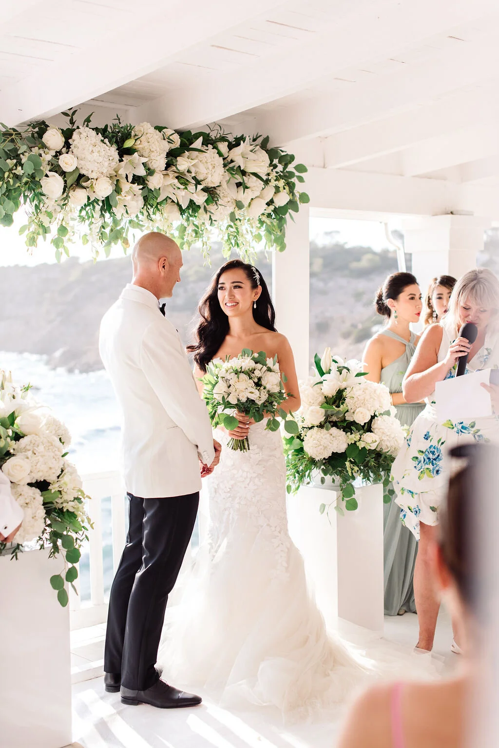 Yukari and Nigel's wedding day at Cotton Beach Club, Ibiza