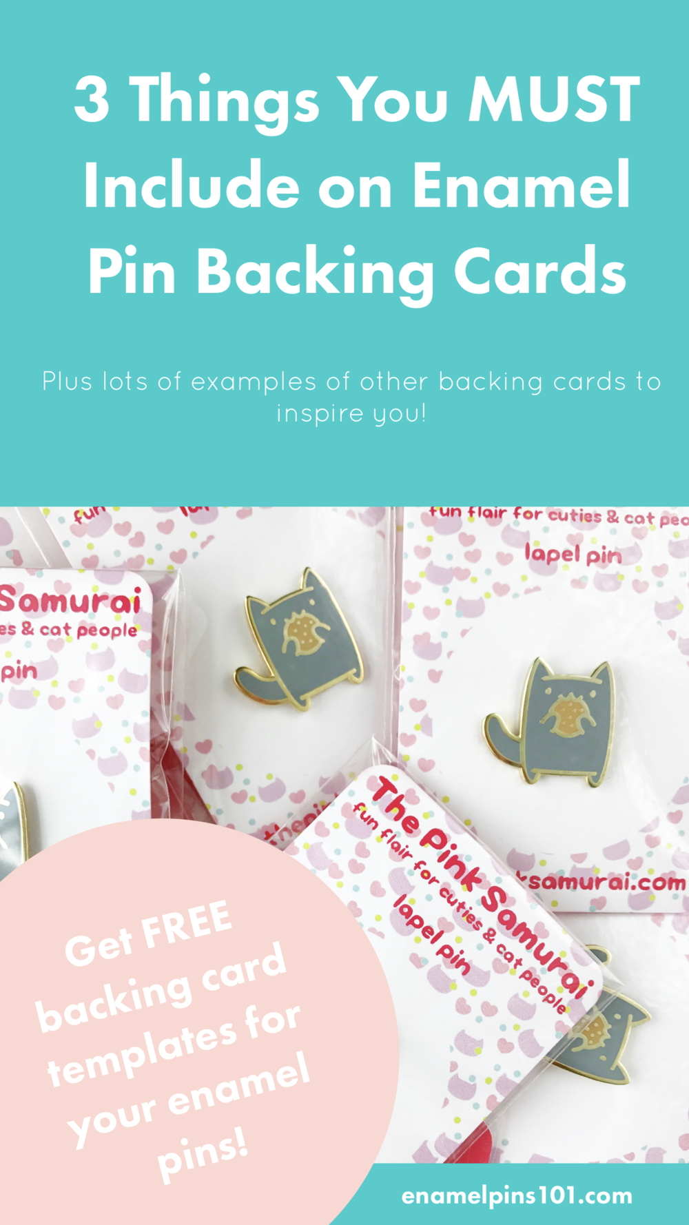 4 things you must include in your custom enamel pin backing card
