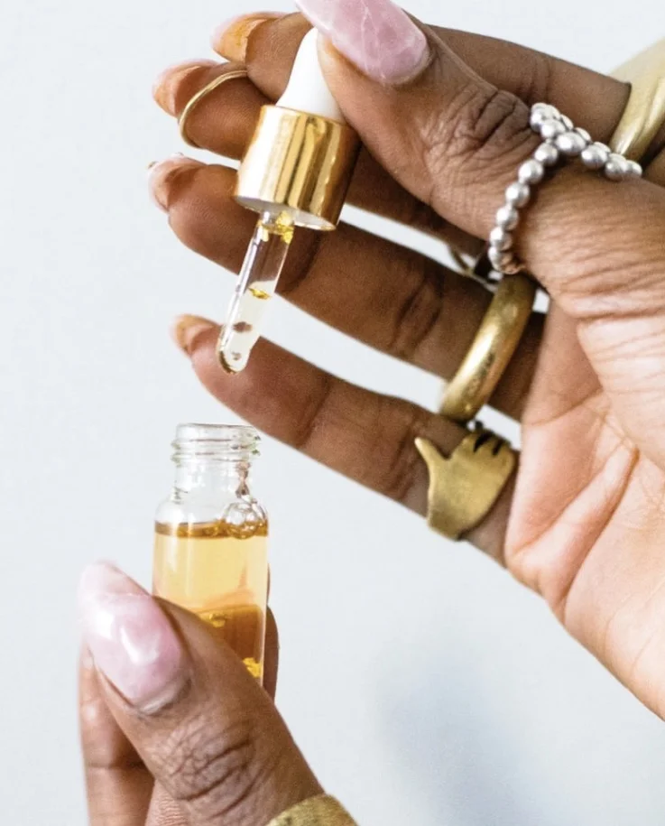 24k Rose Gold Face Serum Blind Seed