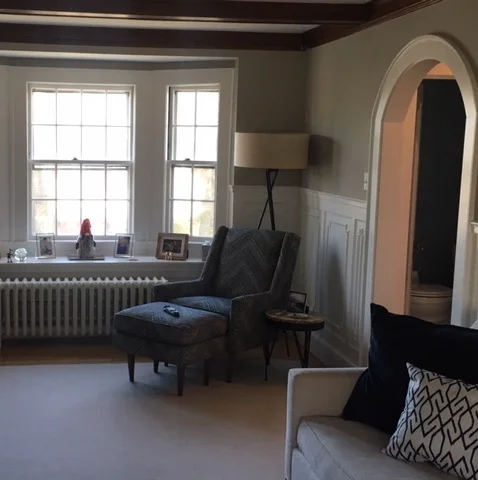 NEW ARCHWAY FROM LIVING TO KITCHEN