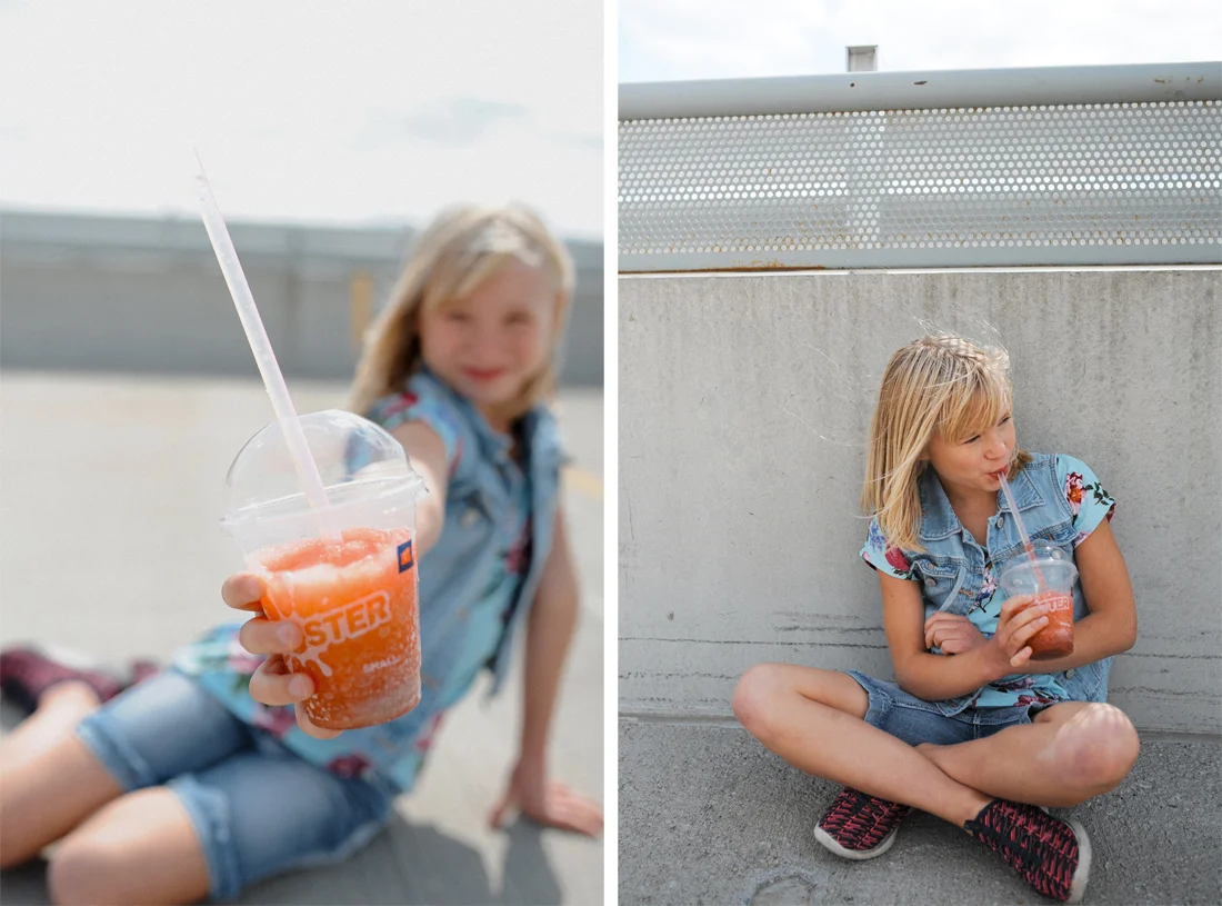 Claire slurpee.jpg