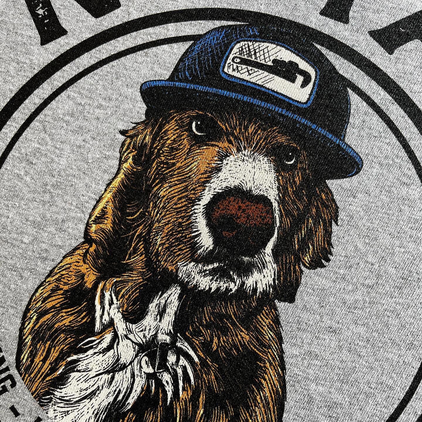 Some swag we whipped up for @nomadmechanical 🐕 #FURreal  #PAWsome #DOGshit
