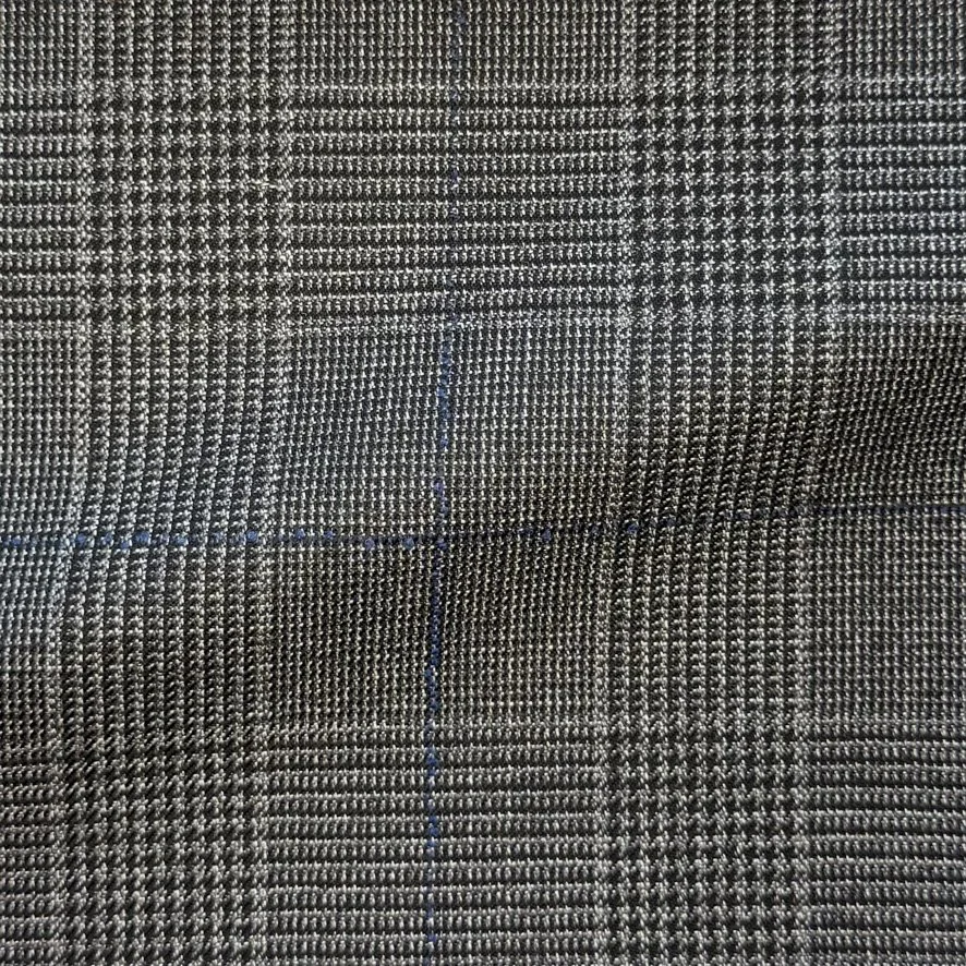 Gray Glen Check w/ Blue Windowpane