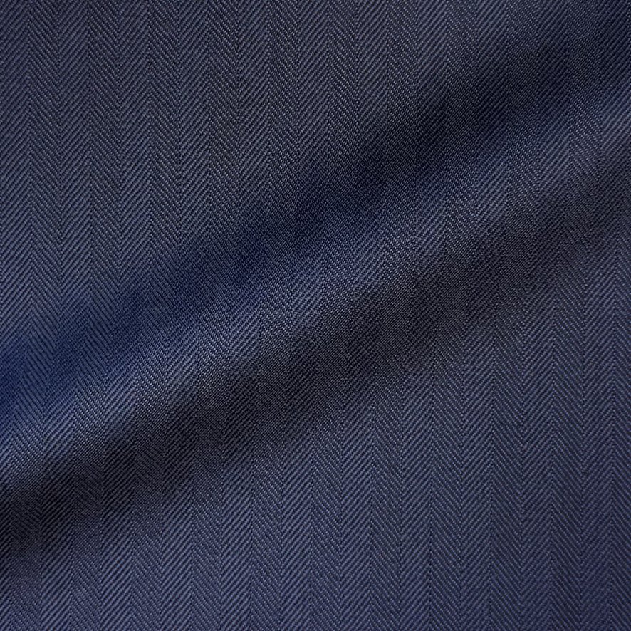 Navy Herringbone Shadow Stripe