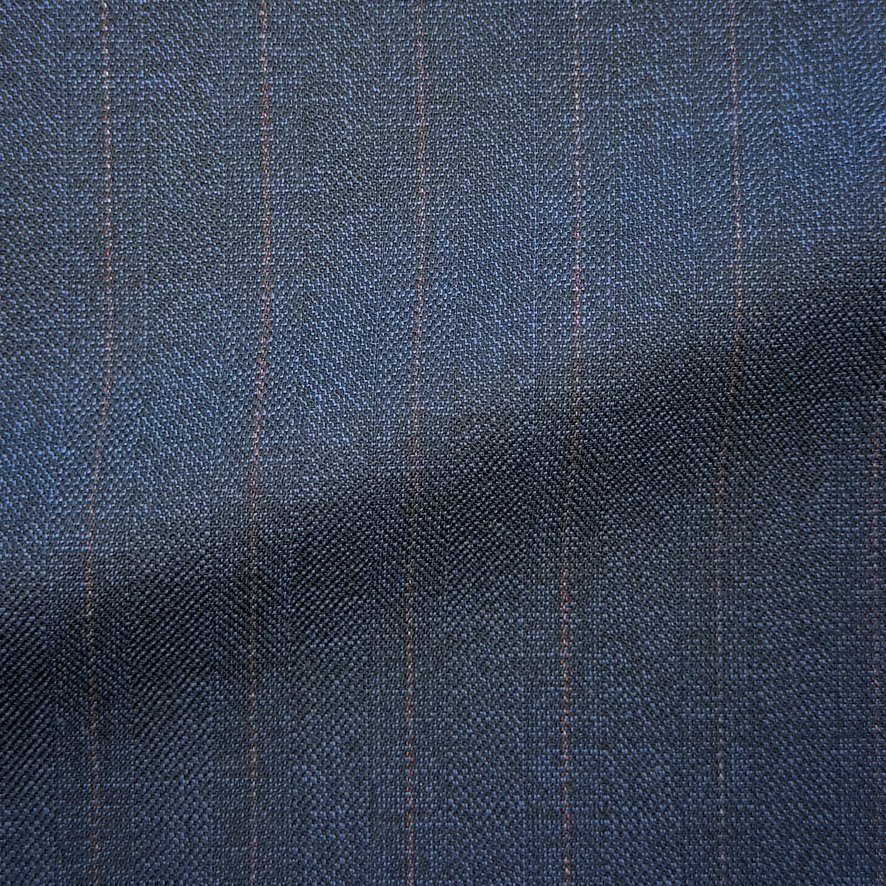 Navy w/ Red Pinstripe