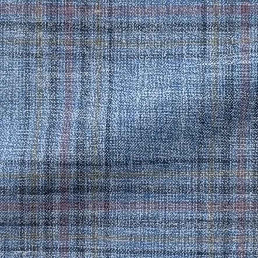 Blue w/ Multi-Color Check