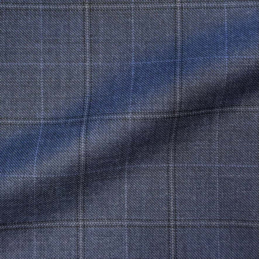 Blue Check w/ Black & Pink Windowpane