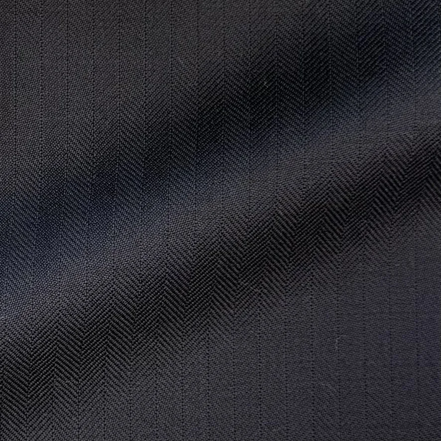 Navy Herringbone Stripe