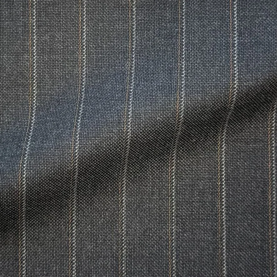 Midnight Blue w/ Orange & Gray Complex Pinstripe