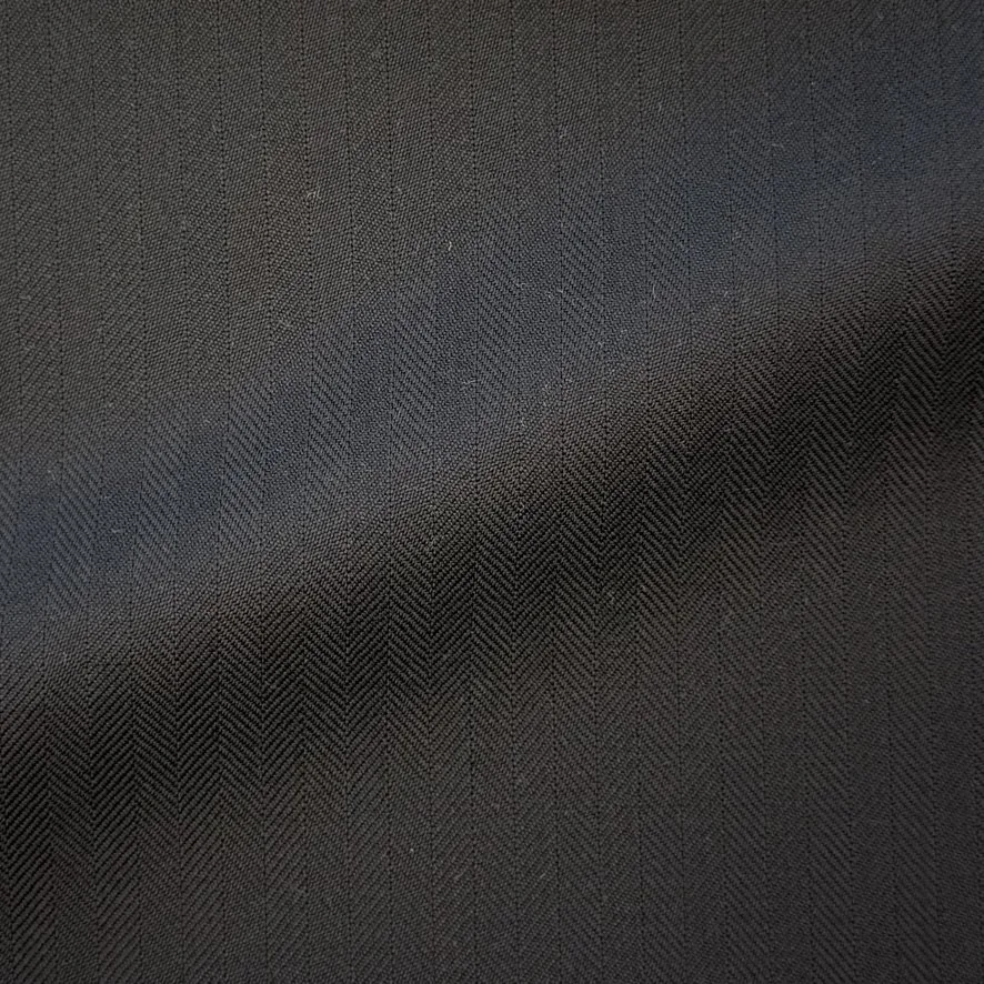 Black Herringbone Stripe
