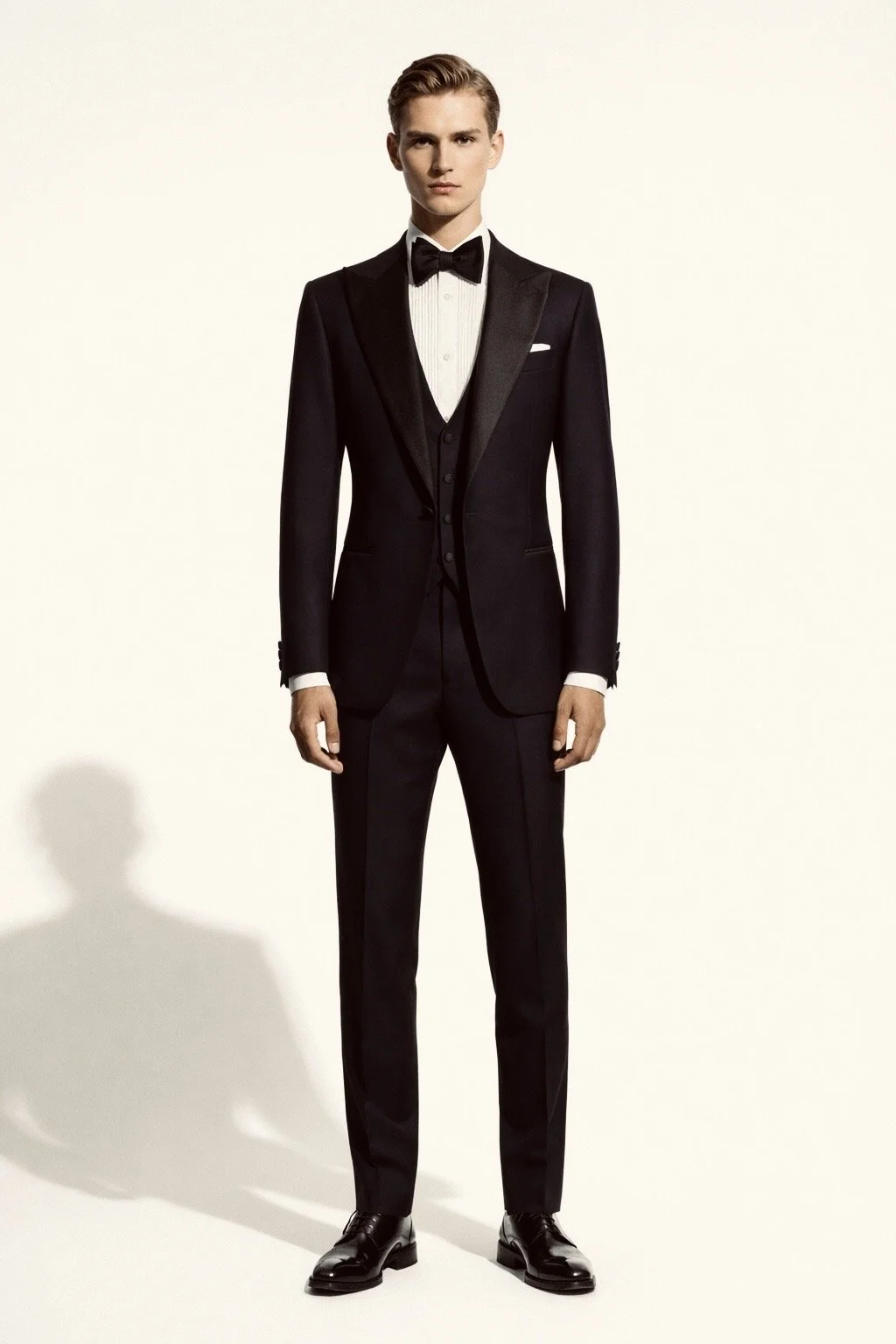 The Classic Navy Blue & Black Tuxedo