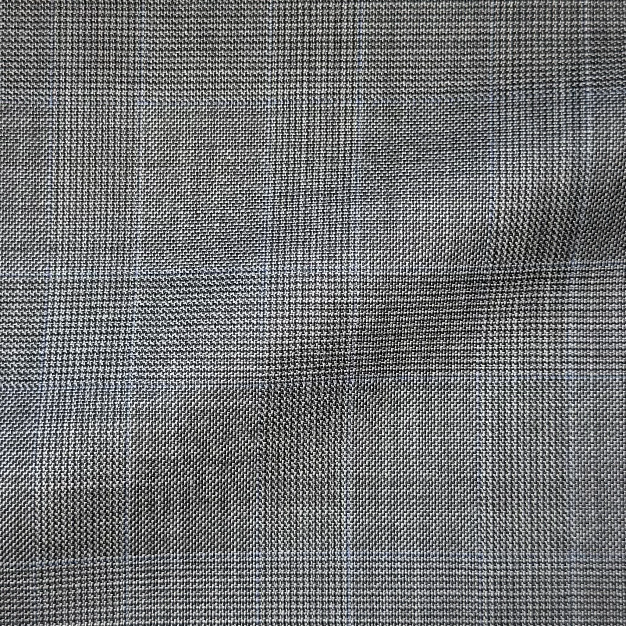 Gray & Blue Glen Check