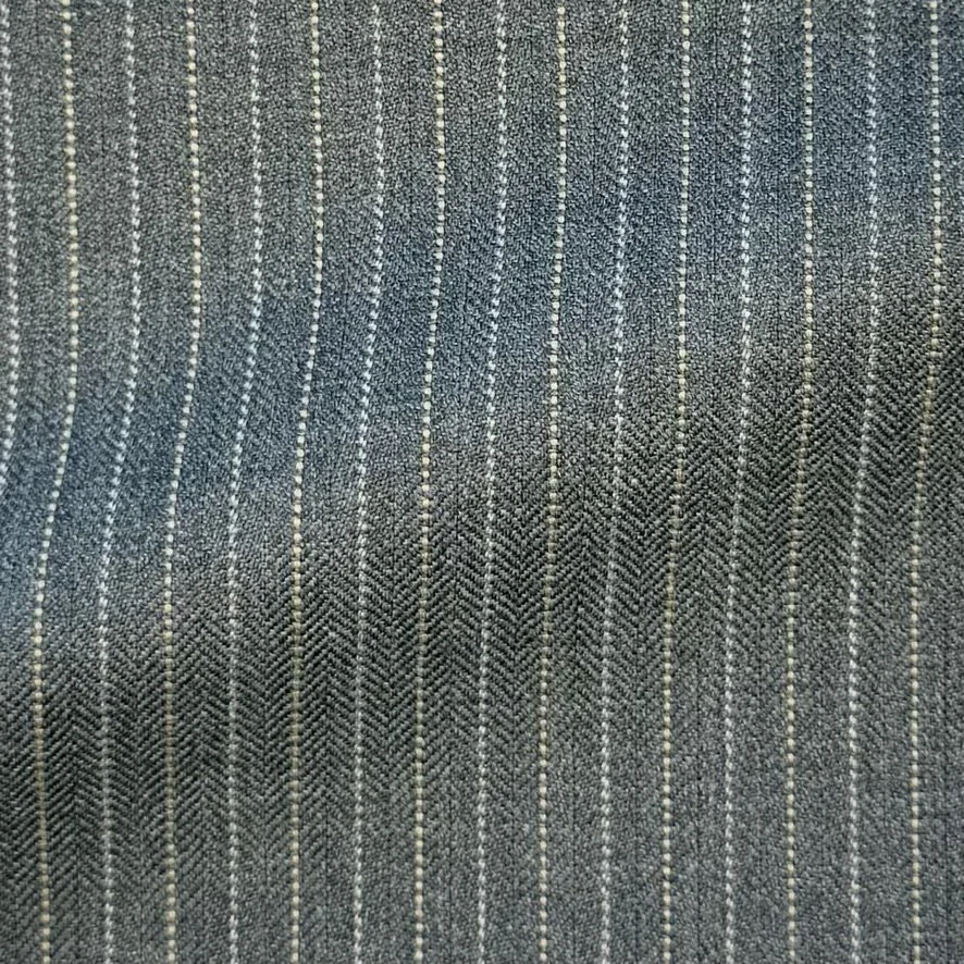 Gray w/ Peach & Gray Pinstripe