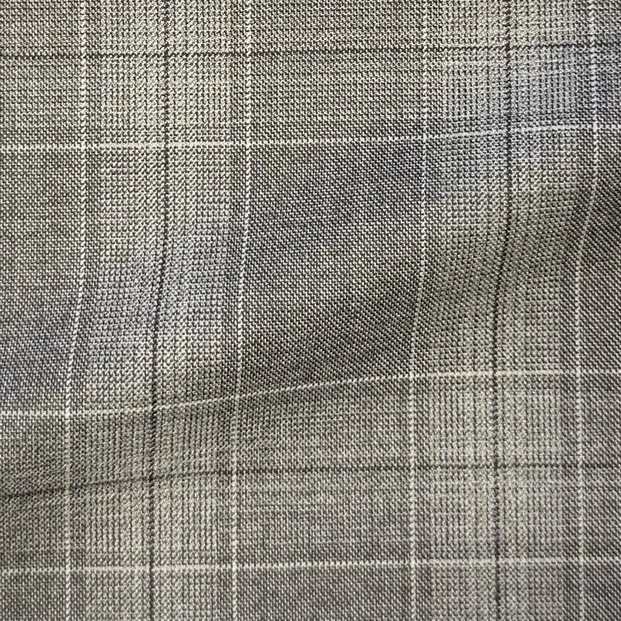 Taupe Check w/ Black Windowpane