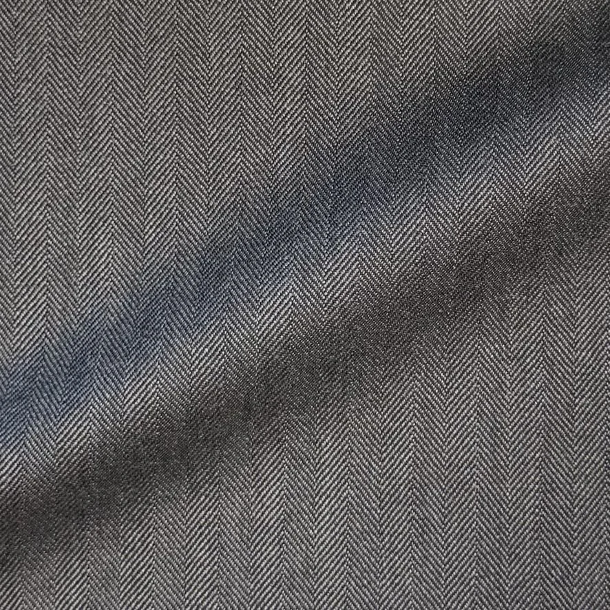 Gray Herringbone Shadow Stripe