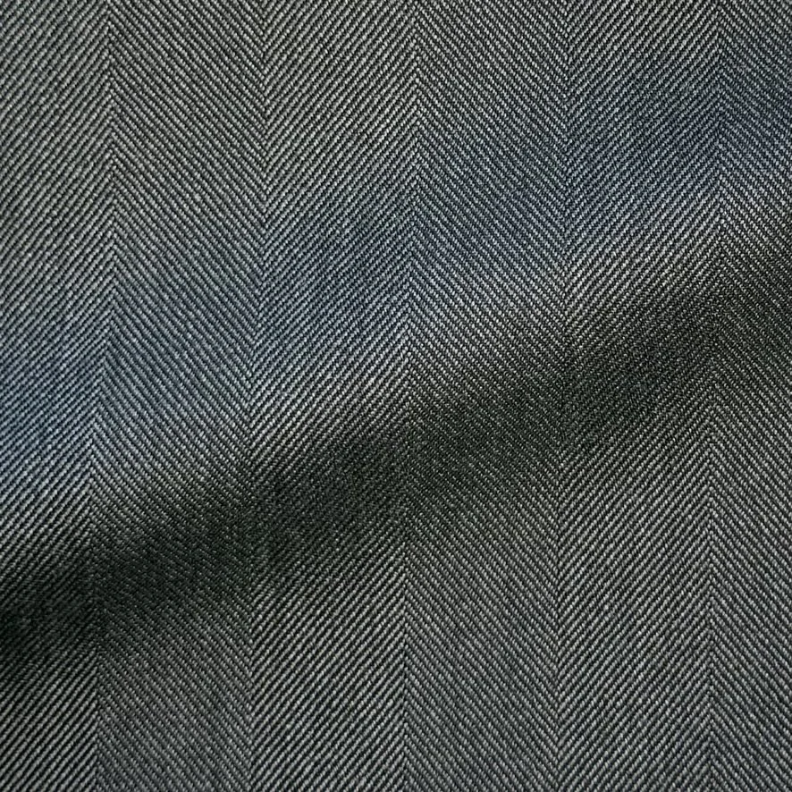 Charcoal Herringbone Stripe