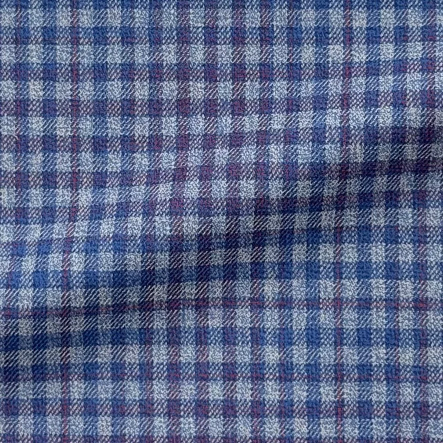 Blue & Pink Check w/ Windowpane