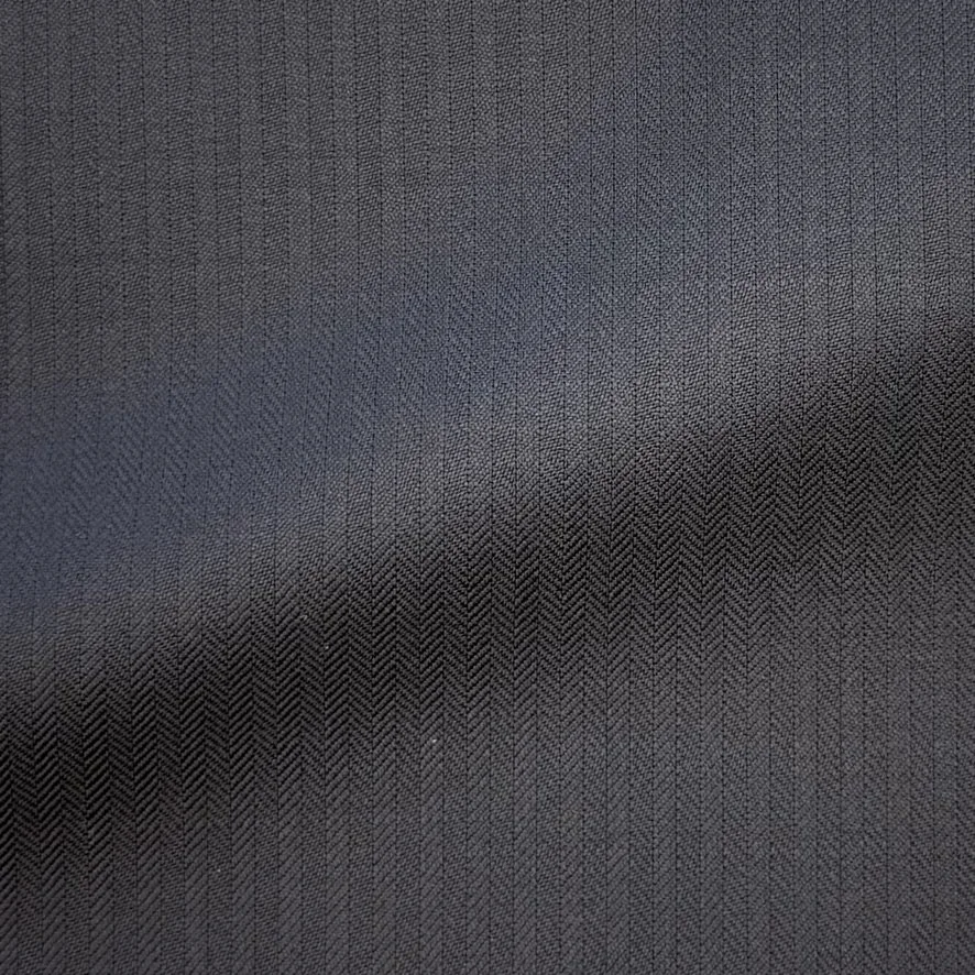 Dark Navy Herringbone Stripe
