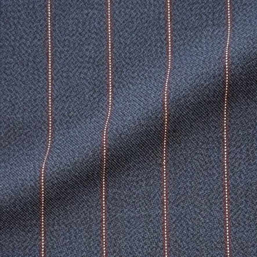 Navy w/ Red Complex Pinstripe