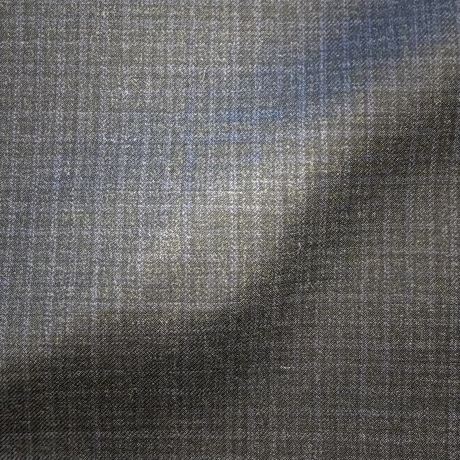 Charcoal & Blue Check