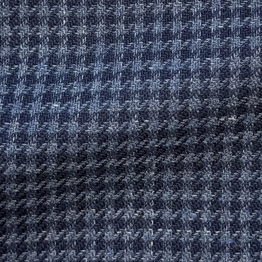 Navy Houndstooth