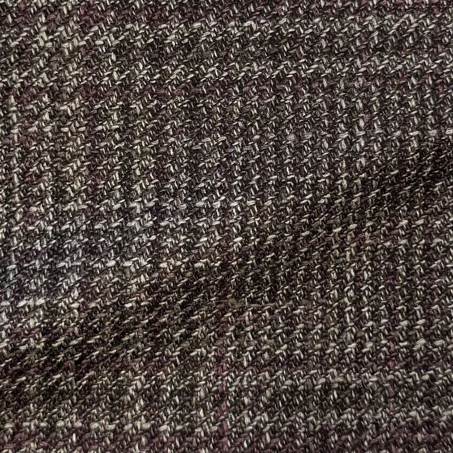 Taupe & Eggplant Large Glen Check
