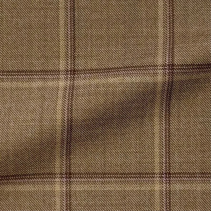 Brown w/ Wine Windowpane
