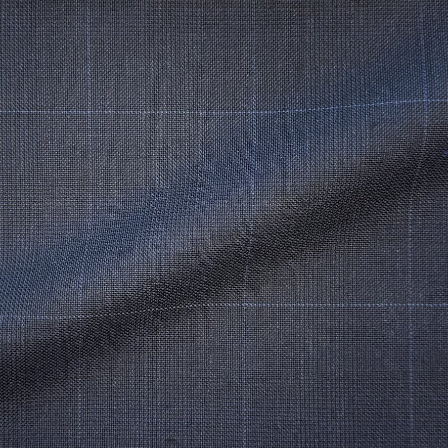 Navy Glen Check w/ Blue Windowpane