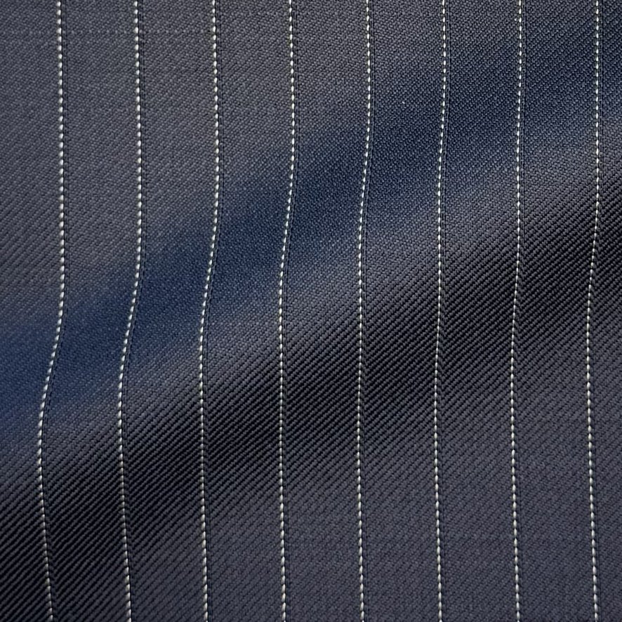 Navy Pinstripe