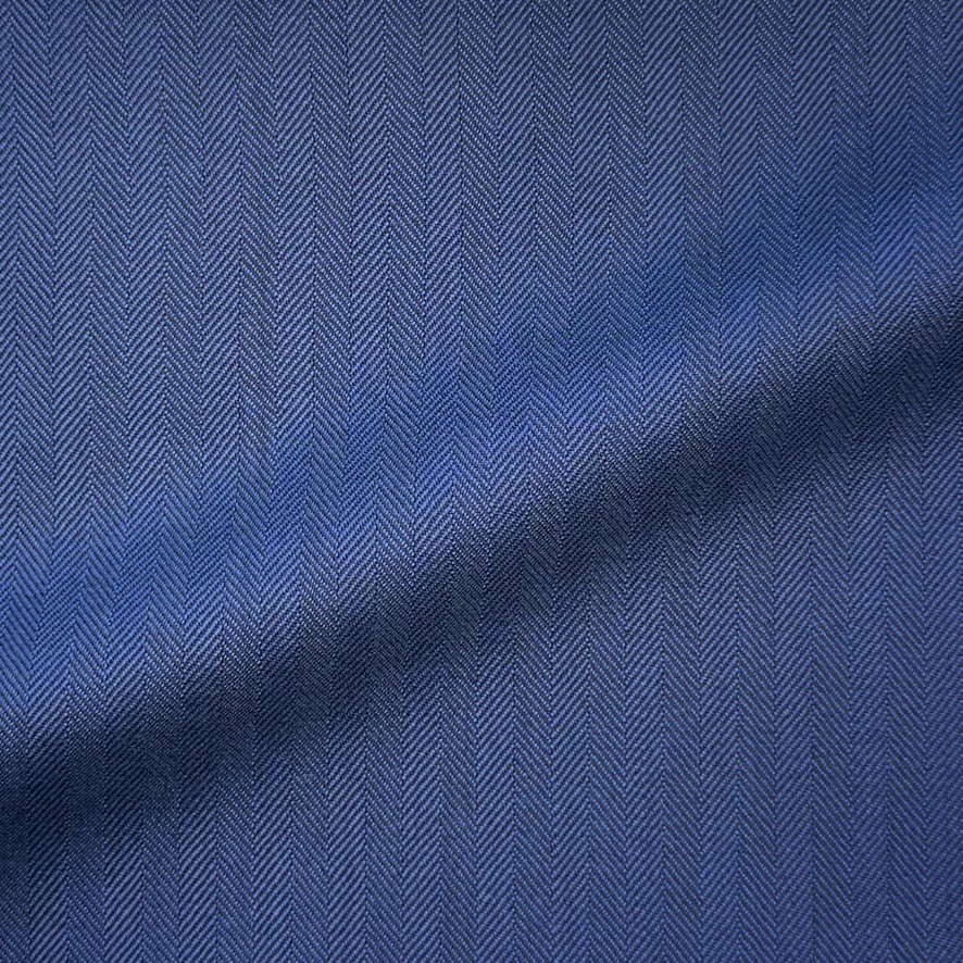 Blue Herringbone Stripe