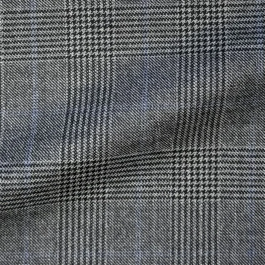 Gray Glen Check w/ Blue Windowpane