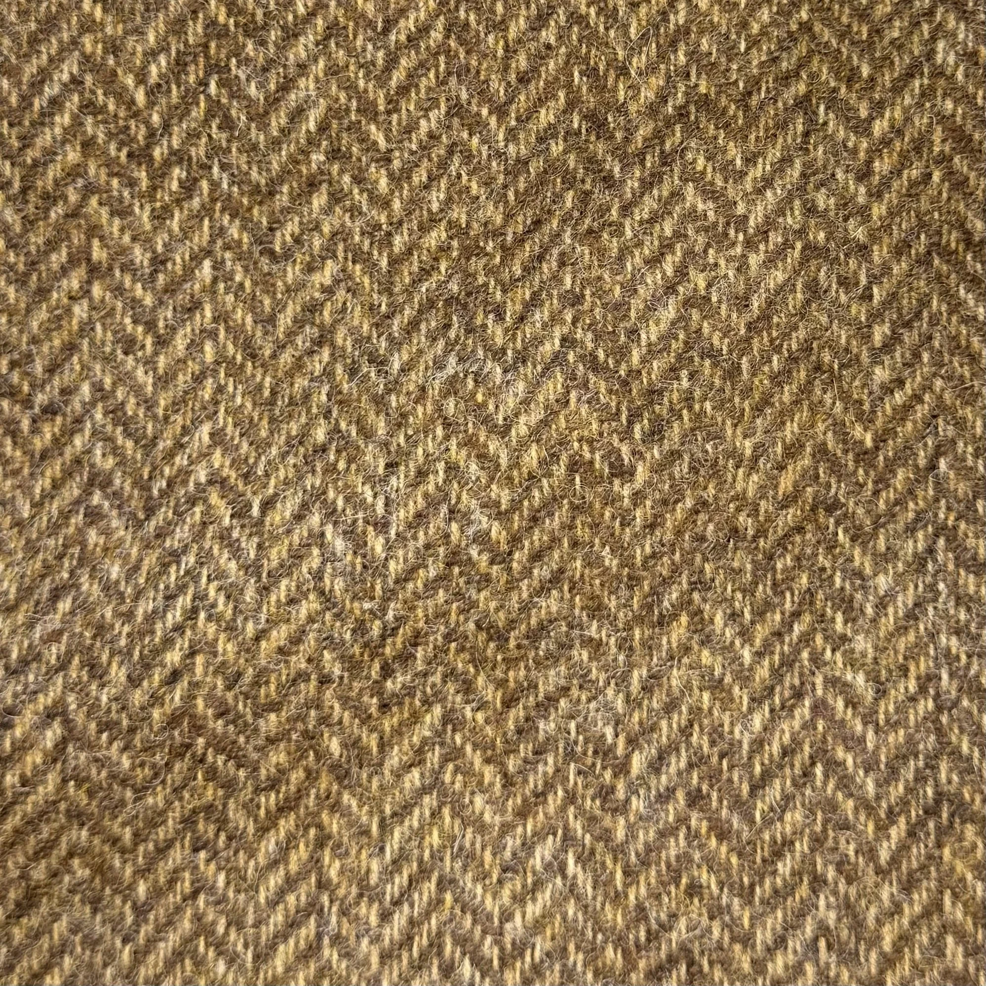 Tan Herringbone Tweed