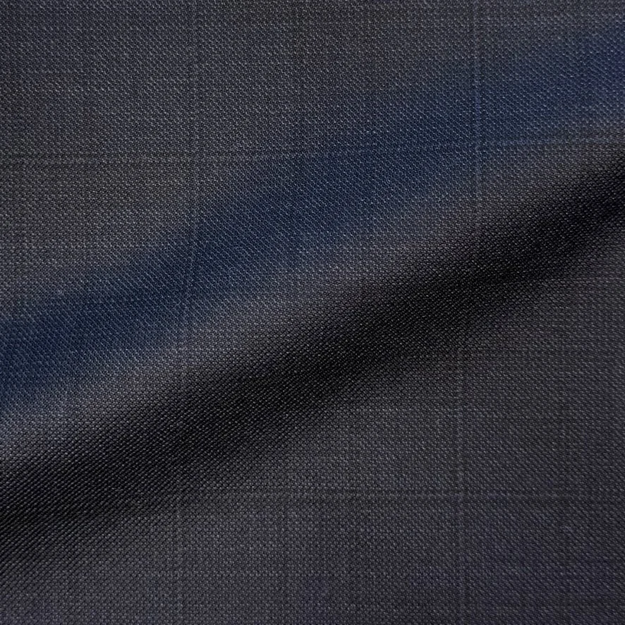 Midnight Blue & Black Check