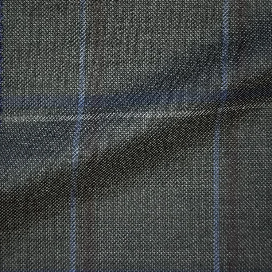 Green w/ Blue & Wine Windowpane