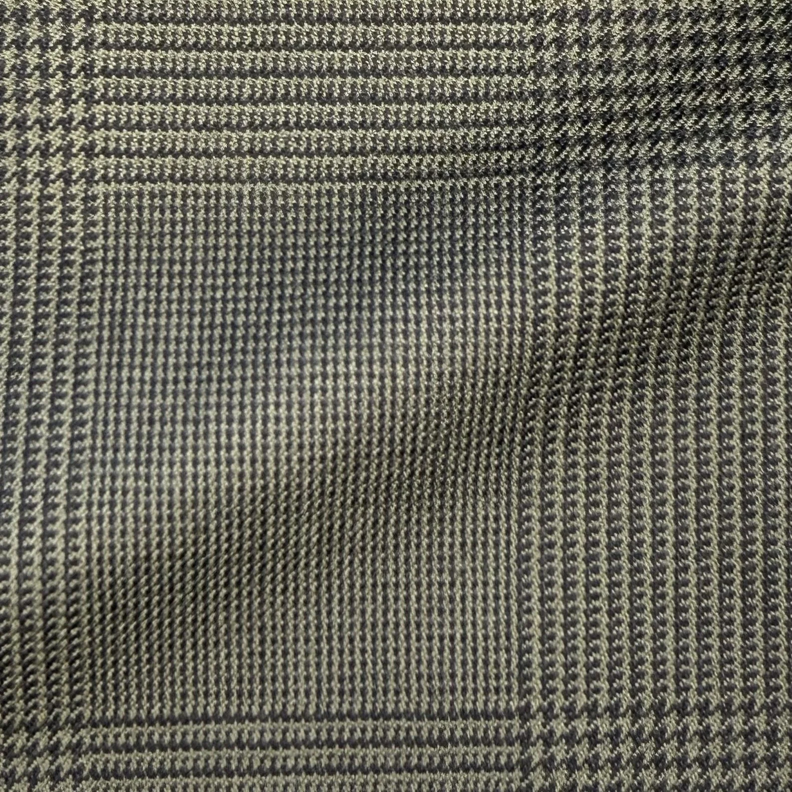 Olive Green Large Glen Check