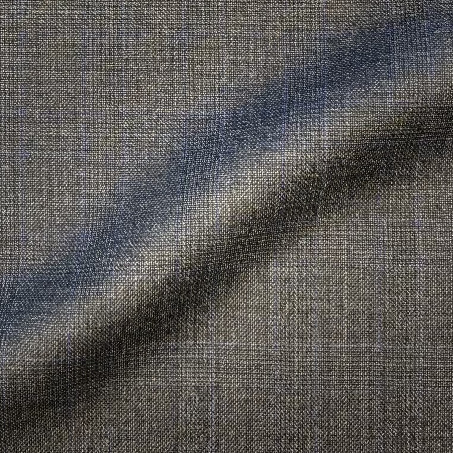 Charcoal & Blue Check