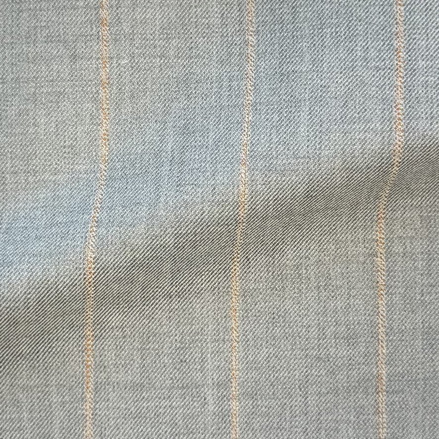 Gray w/ Peach Stripe