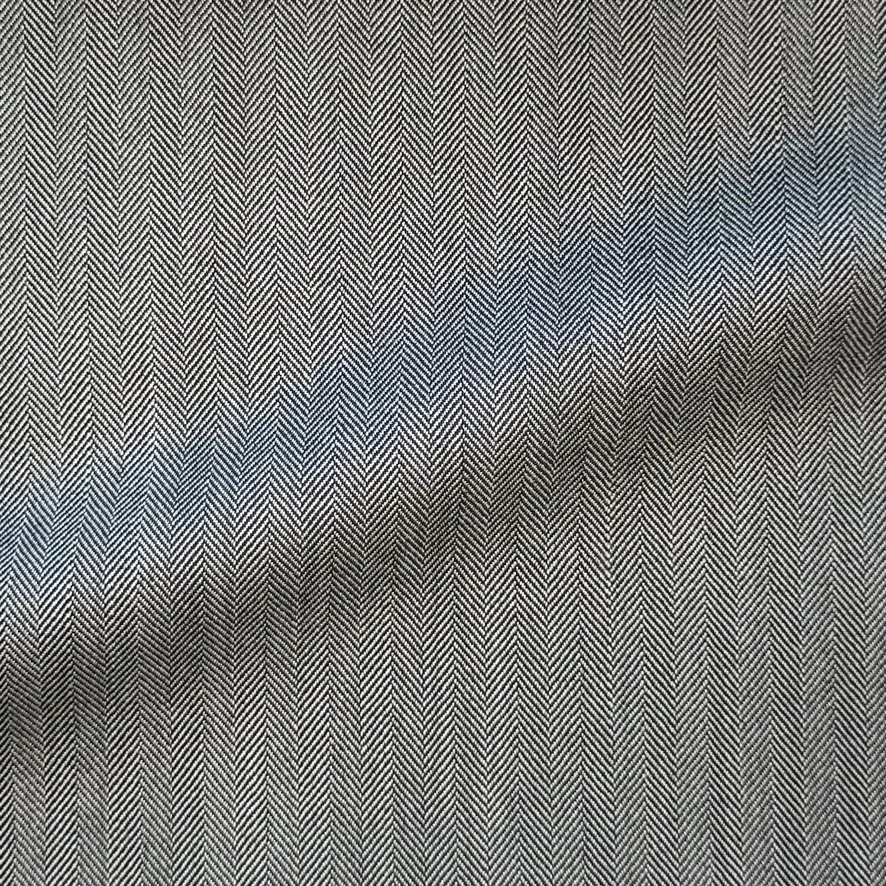 Silver Herringbone Stripe