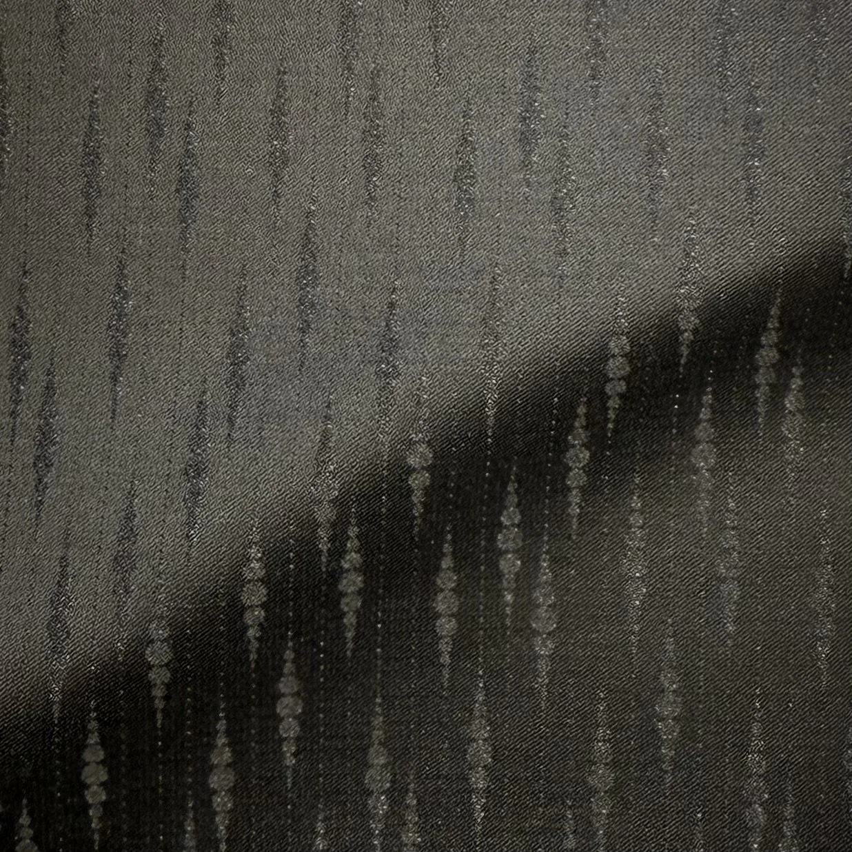Black Ornamental Jacquard