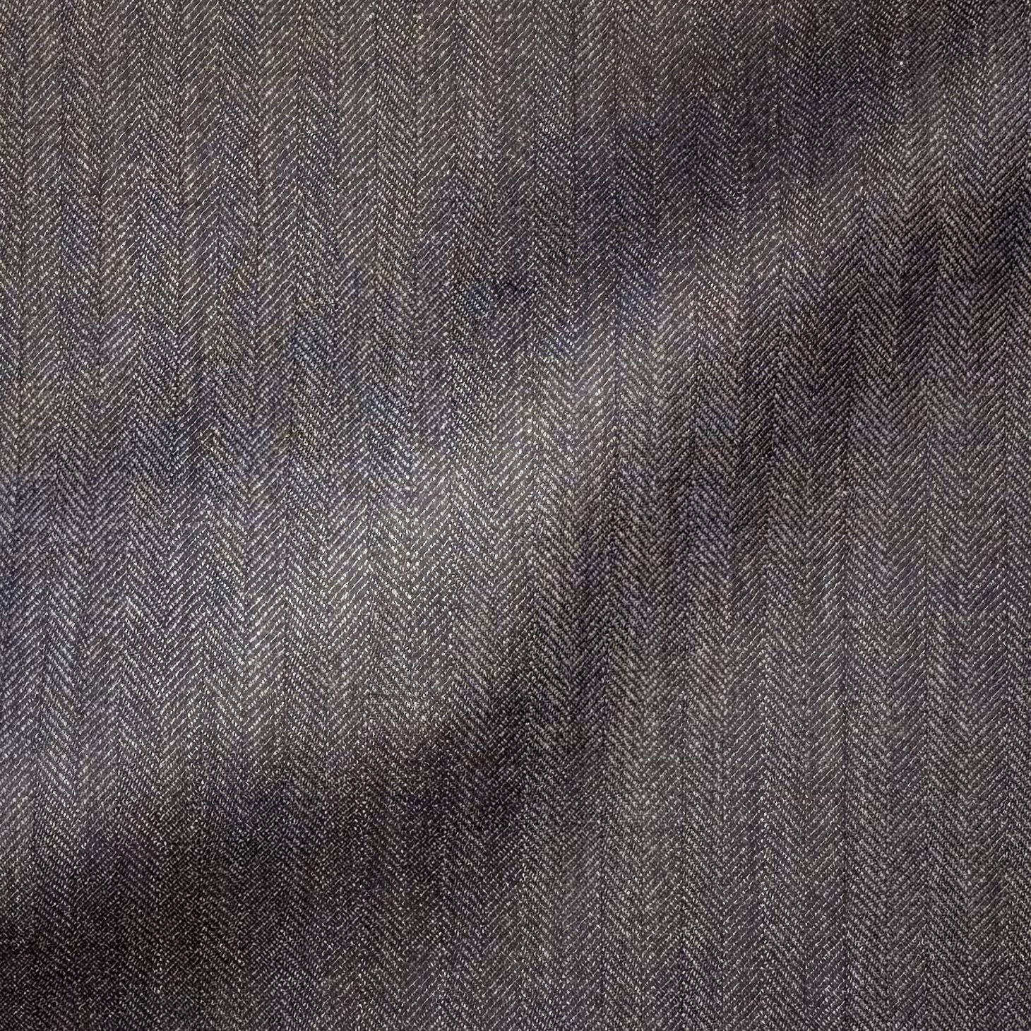 Charcoal Herringbone Stripe