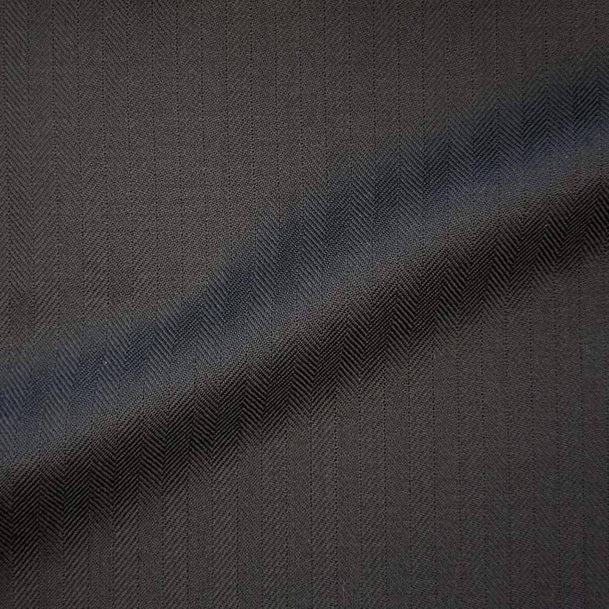Black Herringbone Stripe