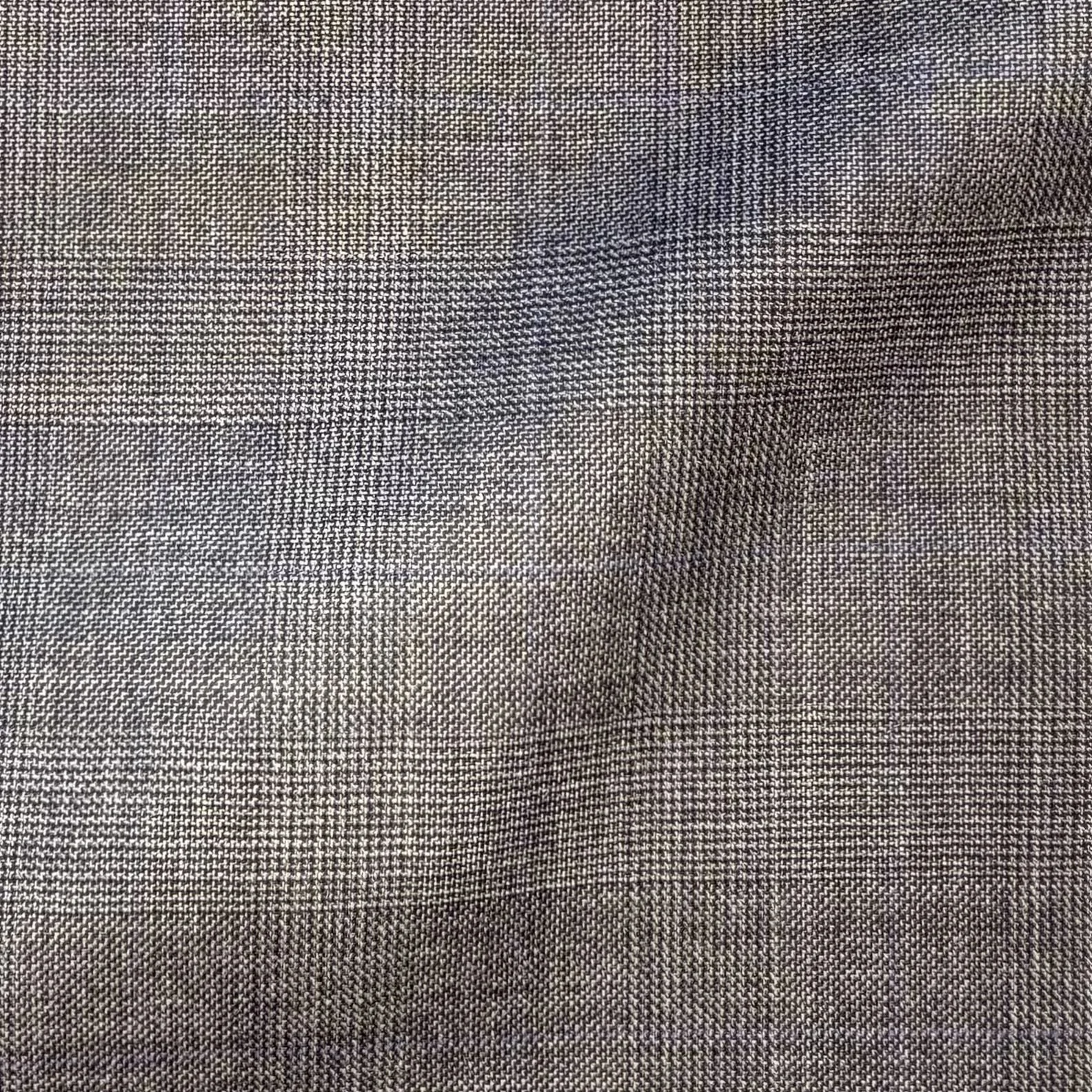 Gray Check w/ Blue Windowpane