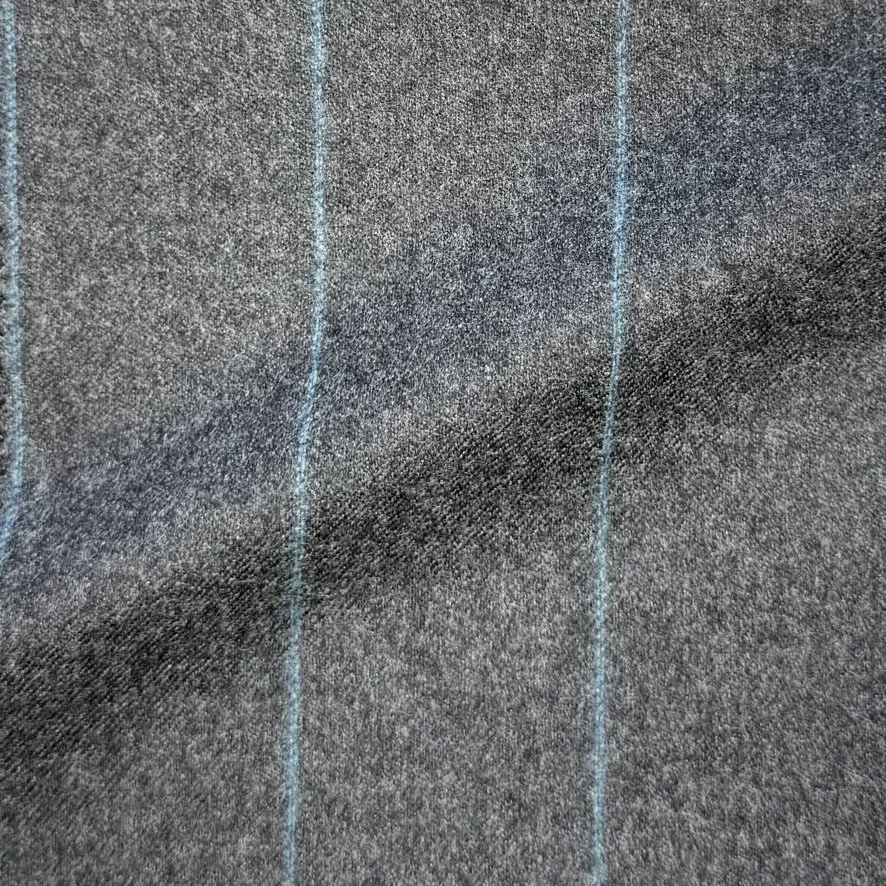 Gray w/ Turquoise Stripe