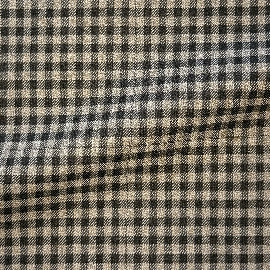 Brown Gingham Windowpane